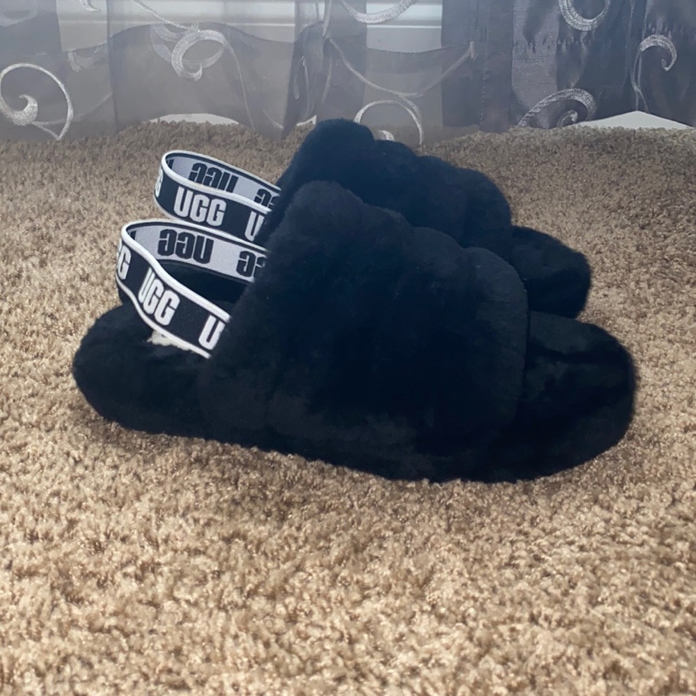 UGG kids fluff yeah slide